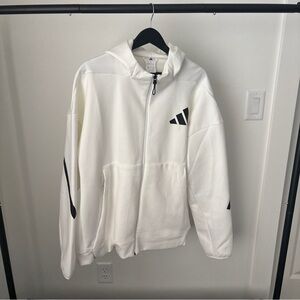 adidas White Performance Jacket